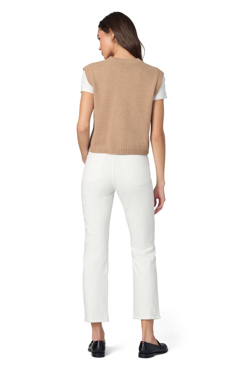 Joe's The Margot High Waist Ankle Slim Straight Leg Jeans, Alternate, color, White