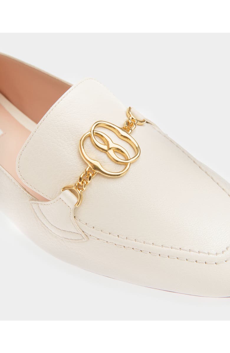 Bally Daily Emblem Loafers In Leather, Alternate, color, White