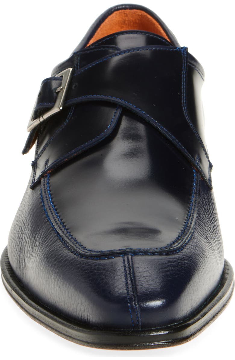 Mezlan Pego Monk Strap Shoe, Alternate, color, Blue