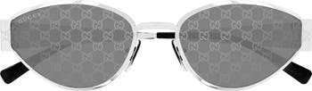 55mm Geometric Sunglasses