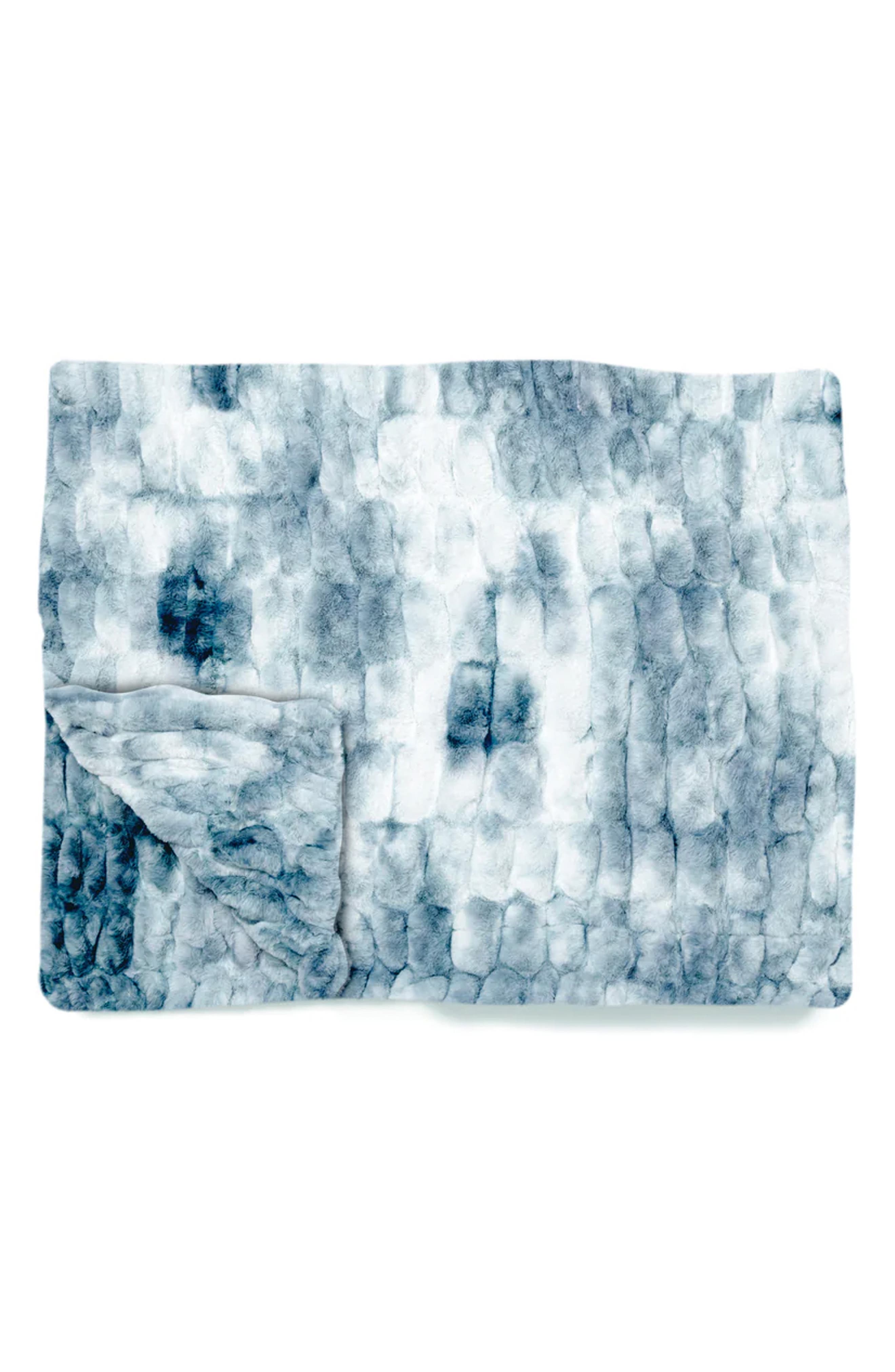LOLA BLANKETS Original Throw Blanket - Malibu Blue