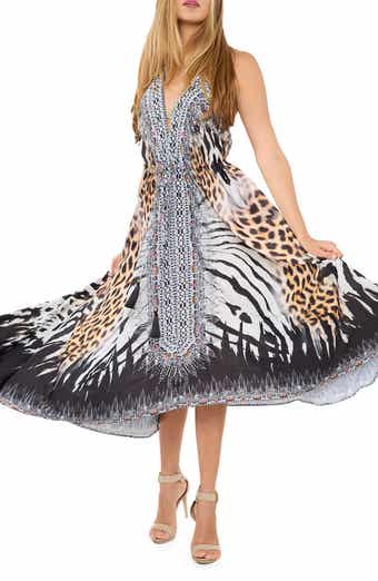 Brown Halter Dress