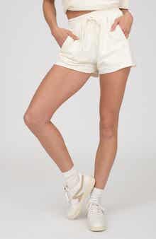 Blu Pepper Acid Wash Drawstring Shorts