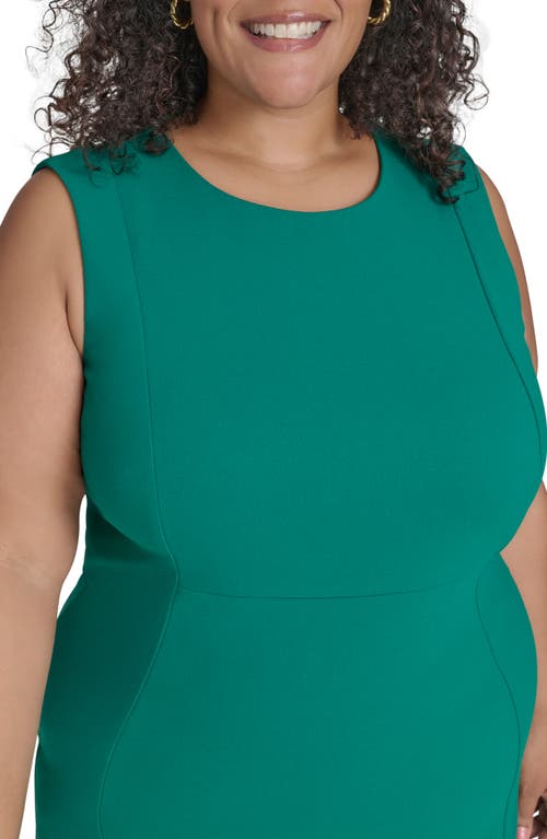 Calvin Klein Basic Sleeveless Sheath Dress In Meadow
