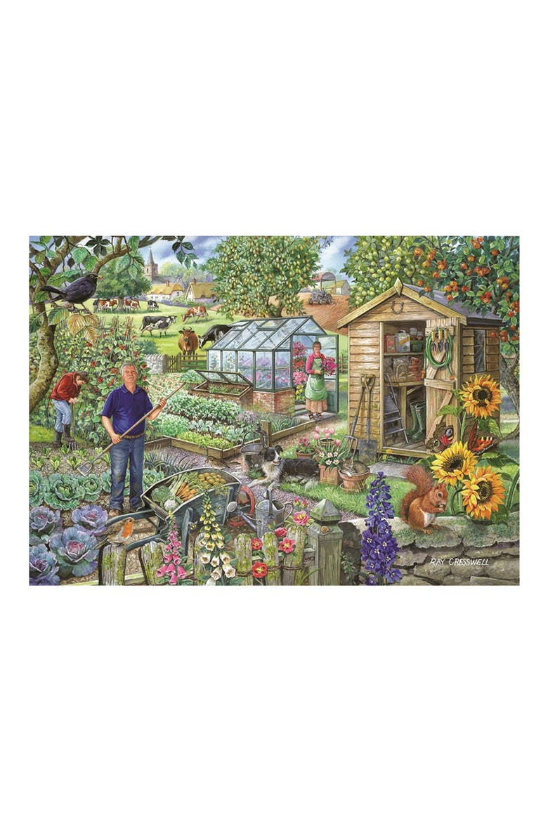 At the Allotment Big 500-Piece Jigsaw Puzzle, Alternate, color, NONE