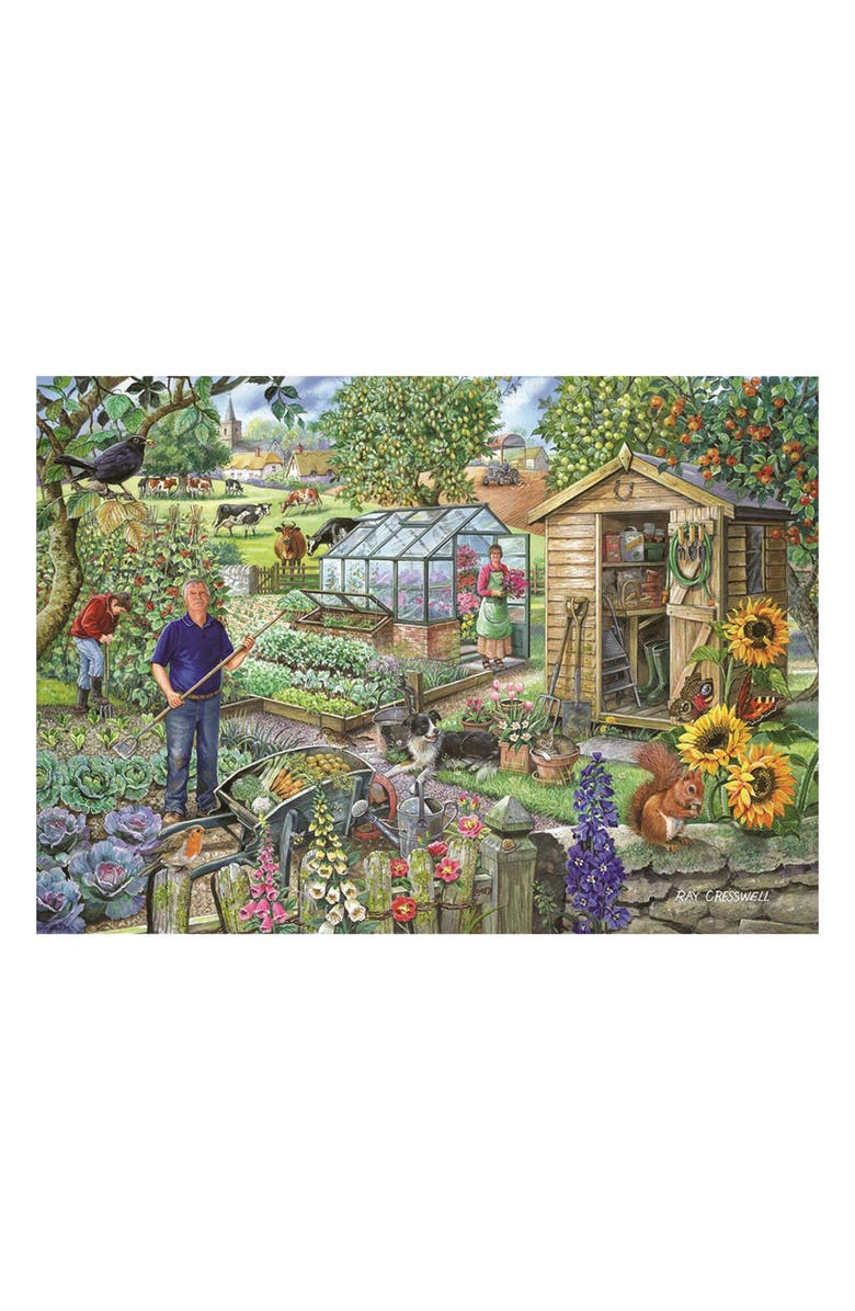 The House of Puzzles At the Allotment Big 500-Piece Jigsaw Puzzle, Alternate, color, 