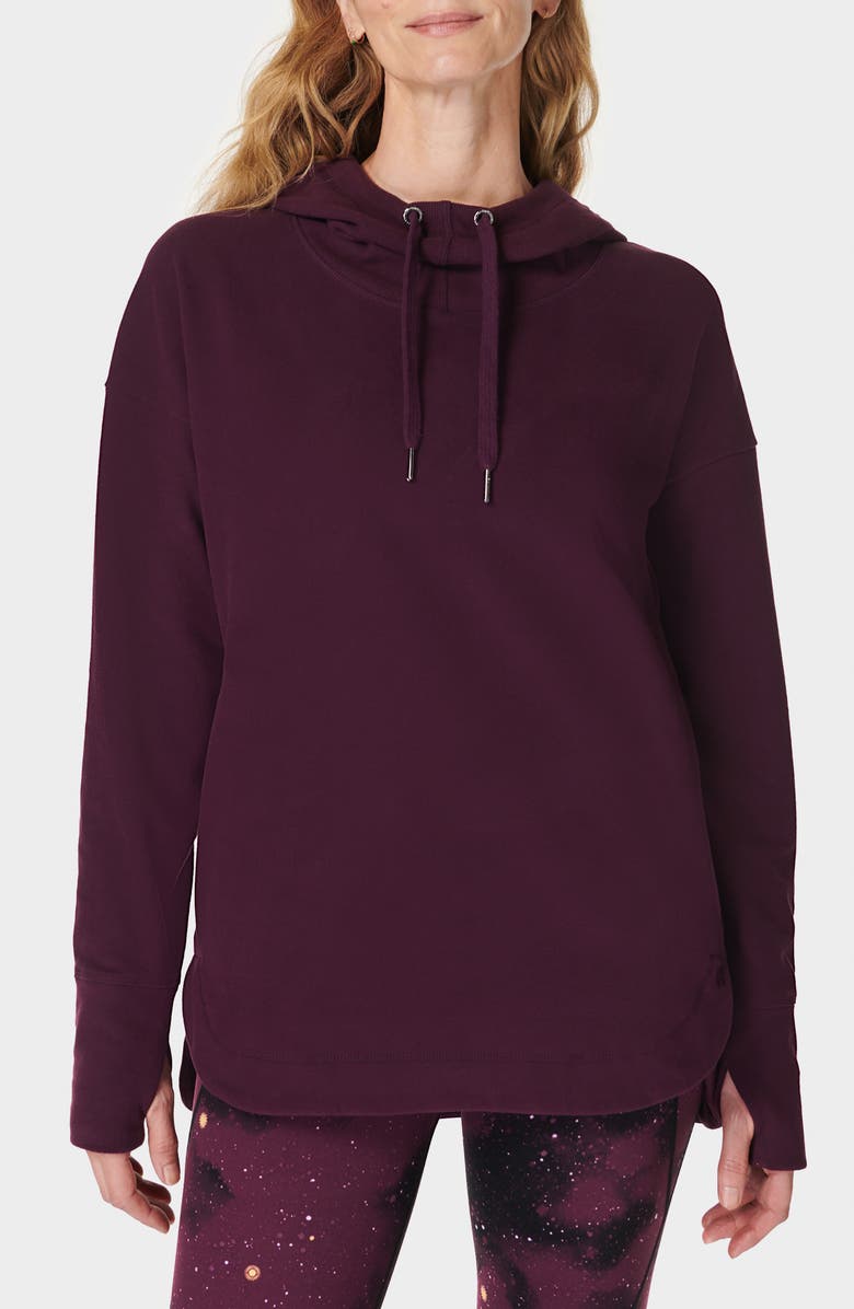 Sweaty Betty Escape Fleece Hoodie, Main, color, Midnight C