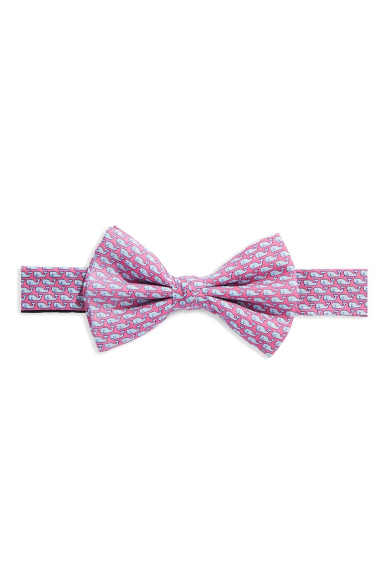 Kids' Whale Silk Bow Tie, Main, color, LIGHT PINK