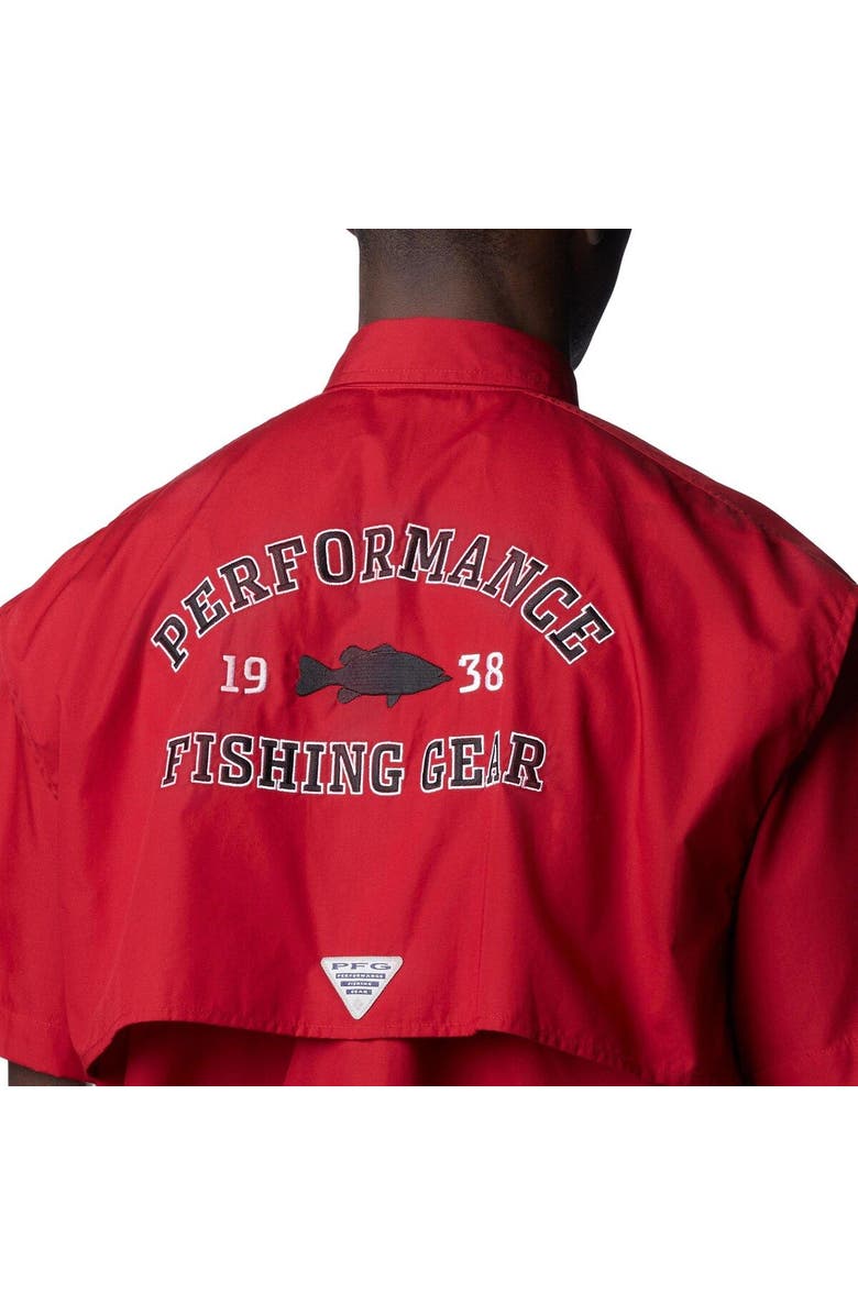 Columbia Men's Columbia Crimson Oklahoma Sooners Bonehead Button-Up Shirt, Alternate, color, Crimson