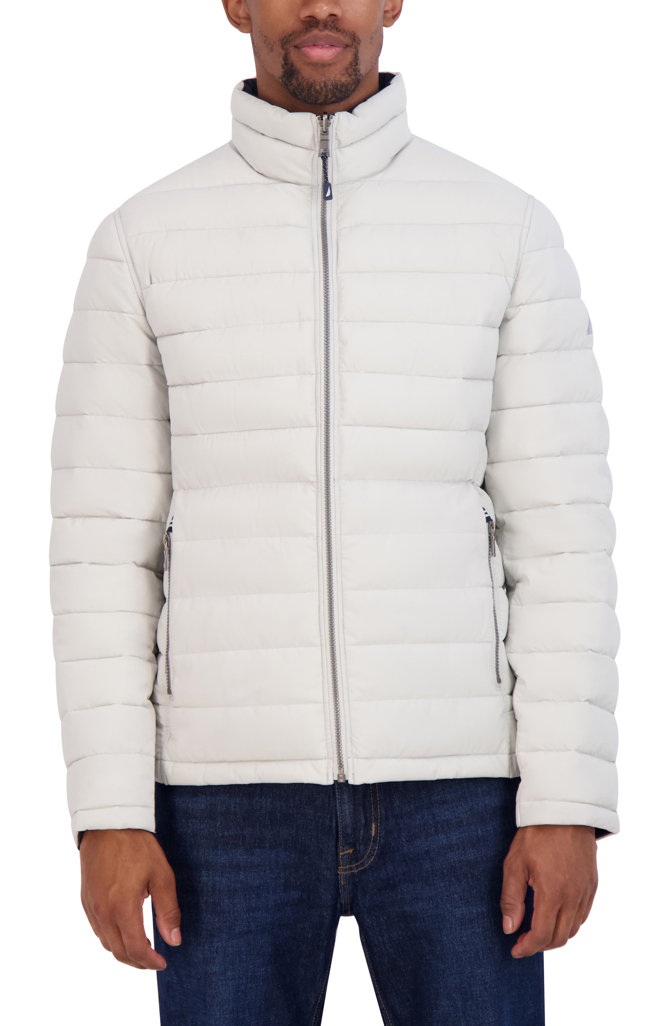 Nautica Water Resistant Reversible Puffer Jacket