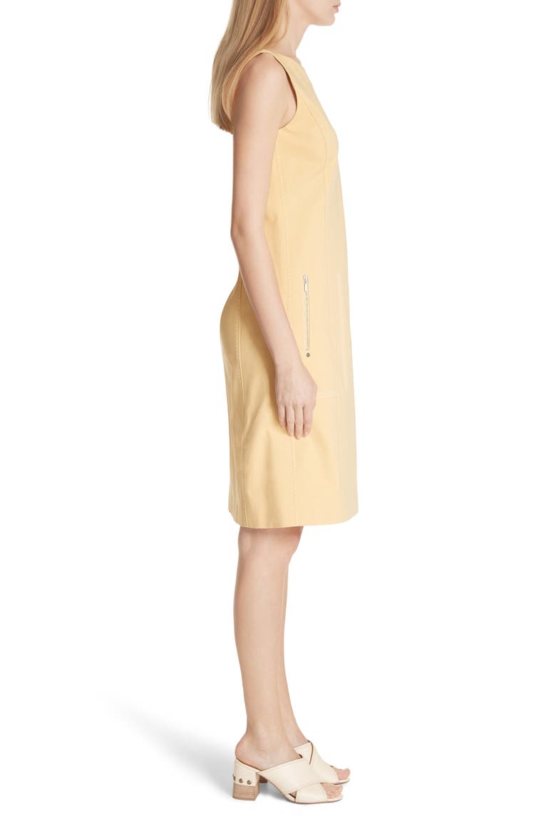 Paxton Sleeveless Sheath Dress, Alternate, color, SIENNA YELLOW