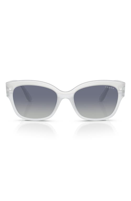 VOGUE VOGUE 55MM POLARIZED GRADIENT BUTTERFLY SUNGLASSES