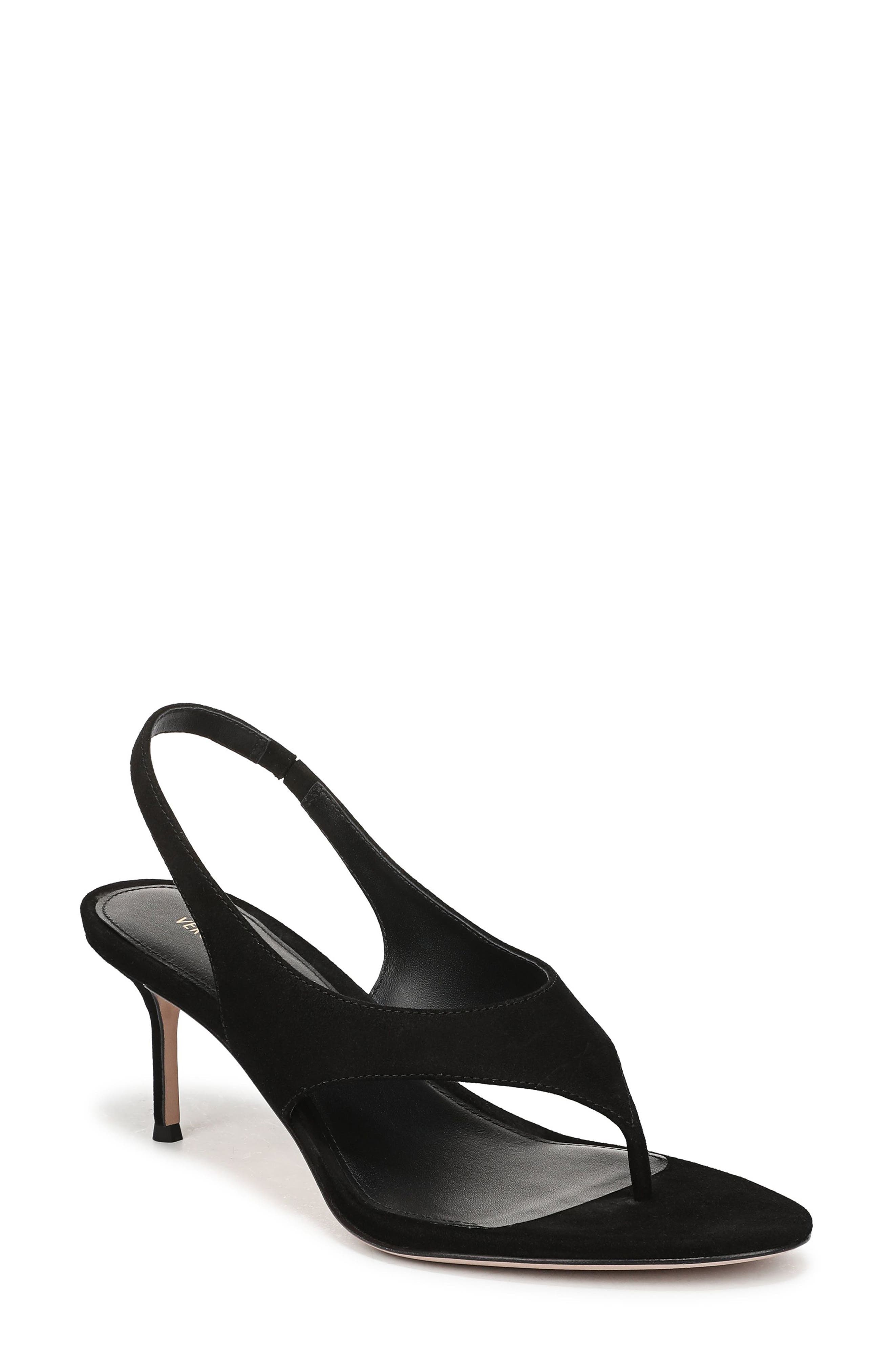 Veronica Beard Talon Slingback Sandal, Main, color, Black