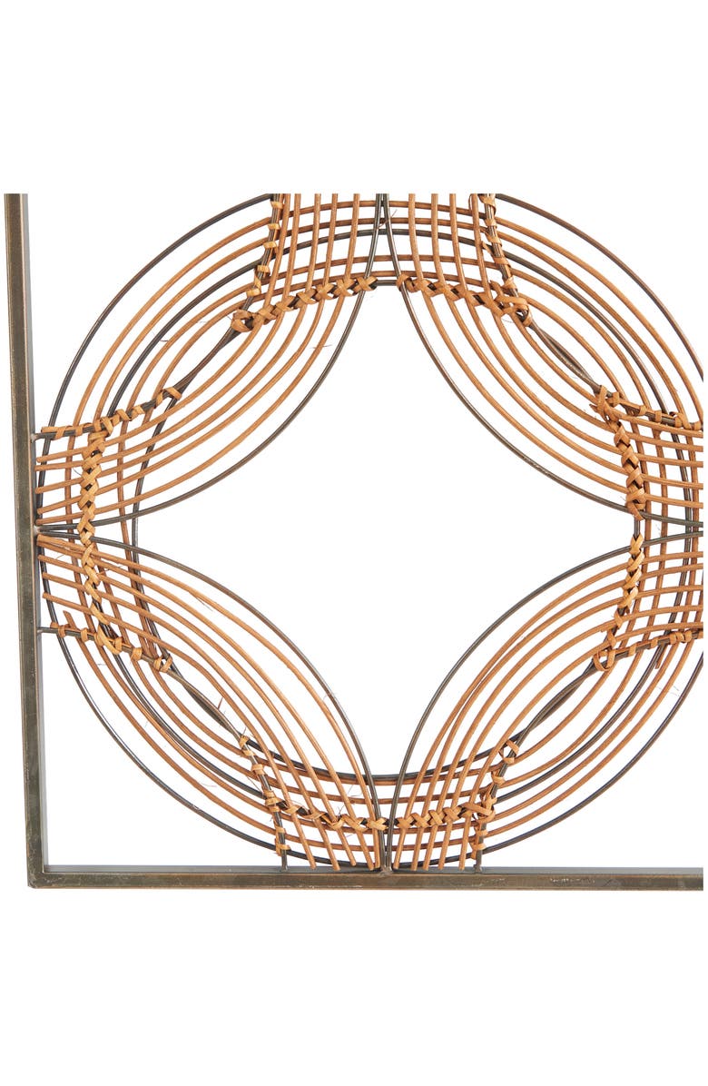 Novogratz Rattan Woven Metal Wall Art, Alternate, color,