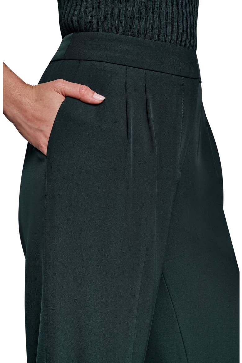High Waist Wide Leg Pants, Alternate, color, BLK FOREST