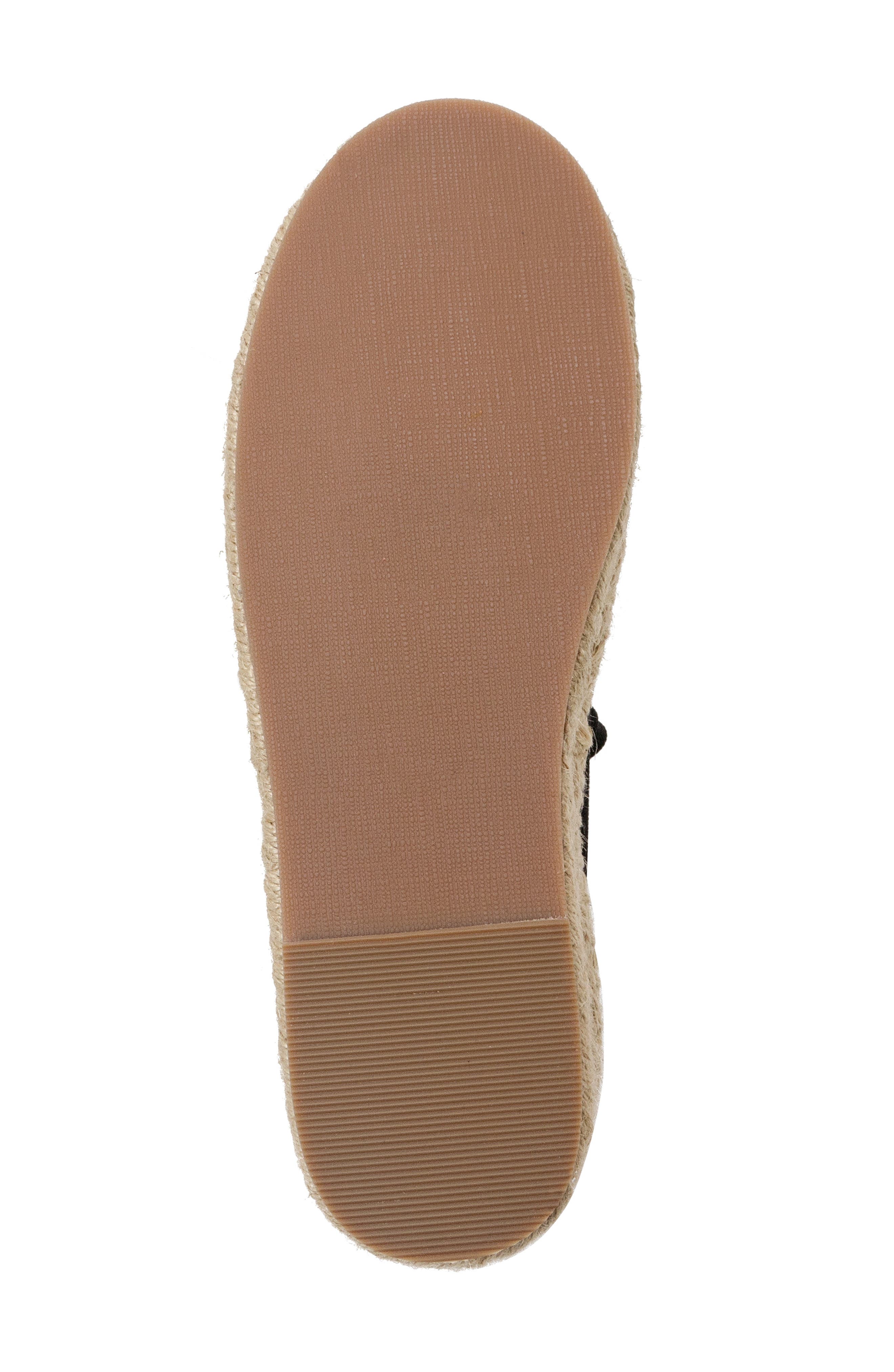 Linea Paolo Silva Espadrille Sneaker, Alternate, color, Black/ Cognac