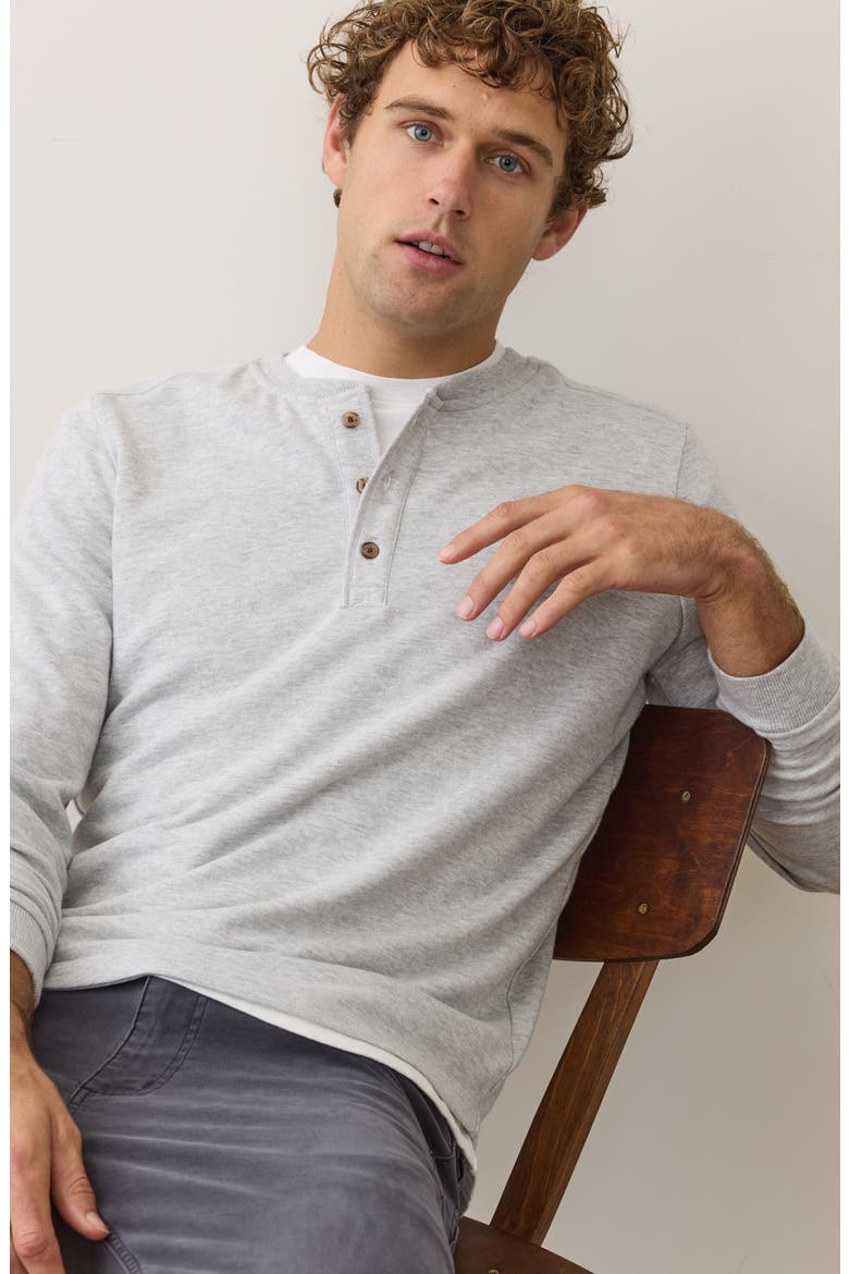 Pacifica Stretch Henley, Alternate, color, LIGHT GREY