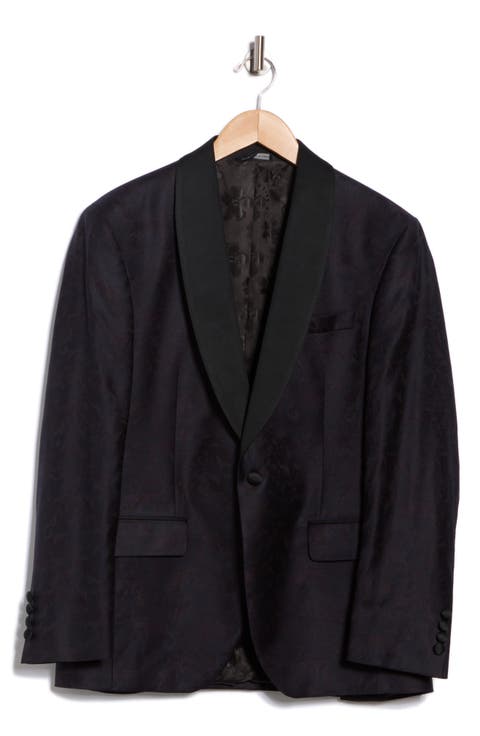 Josh Shawl Collar Slim Fit Wool Sport Coat (Regular & Big)