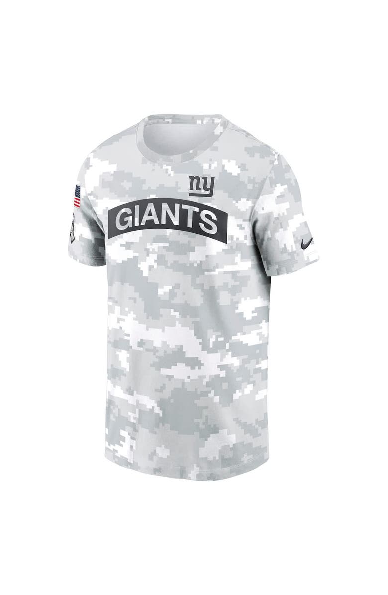 Nike Men's Nike Arctic Camo New York Giants 2024 Salute To Service Performance T-Shirt, Alternate, color, Arctic Camo