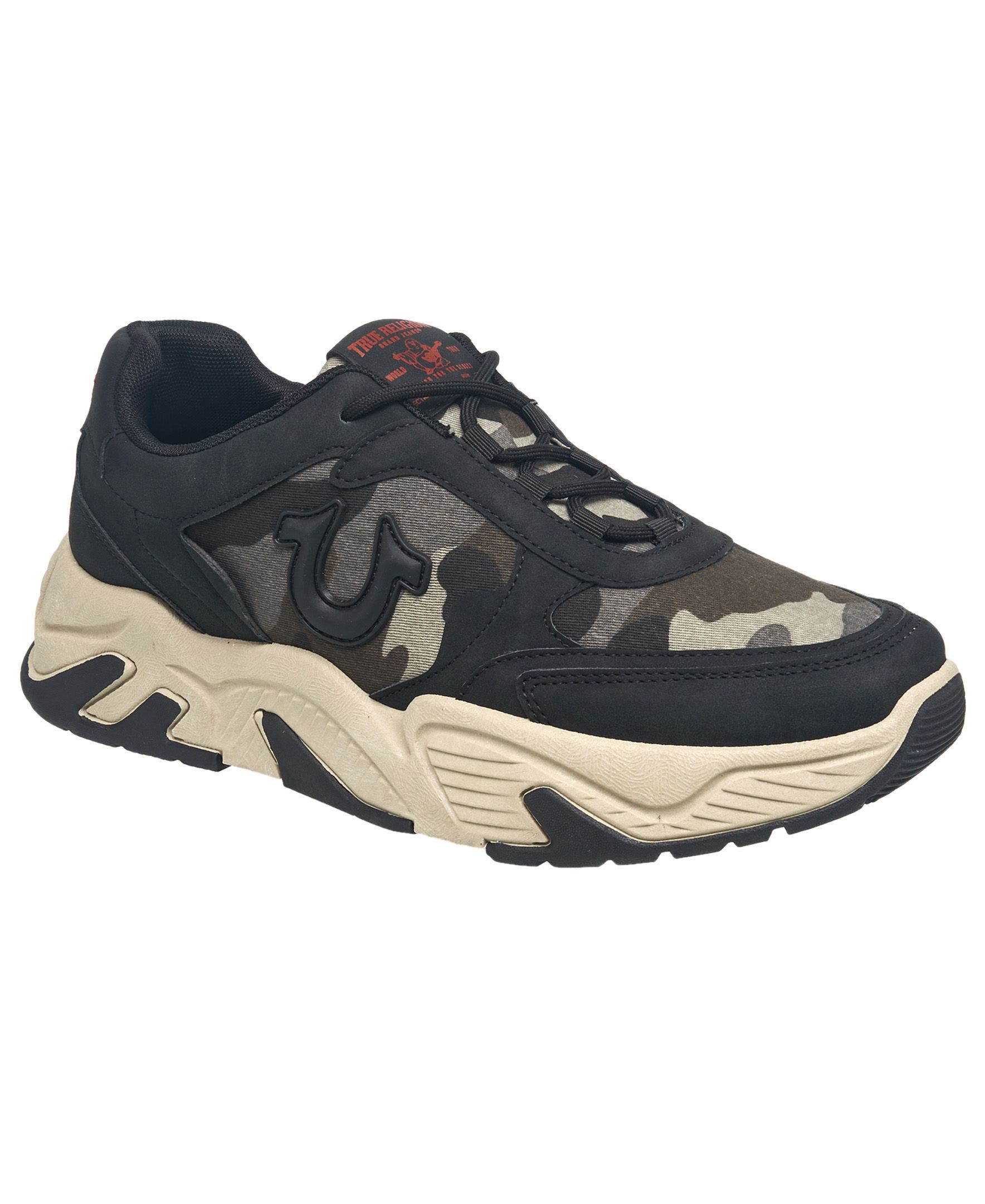 Bieber Logo Printed Chunky Sneaker, Main, color, Black