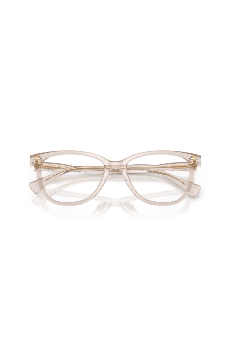 RALPH 53mm Phantos optical glasses, Alternate, color, Beige