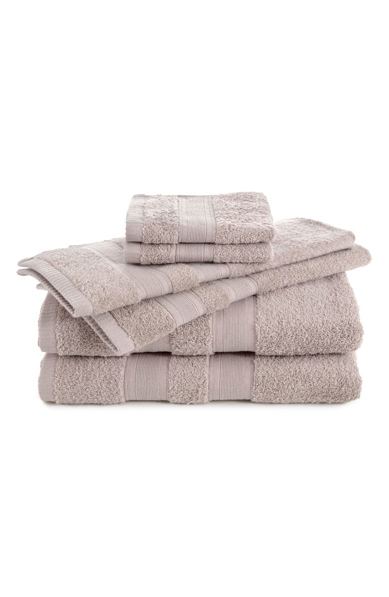 Martex Clean Essentials 6-Piece Towel Set, Main, color, Sand