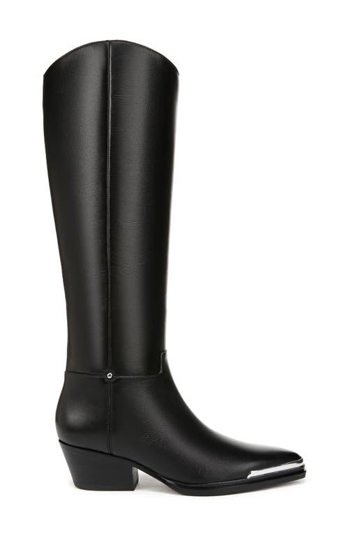 Franco Sarto Billie Knee High Western Boot In Black