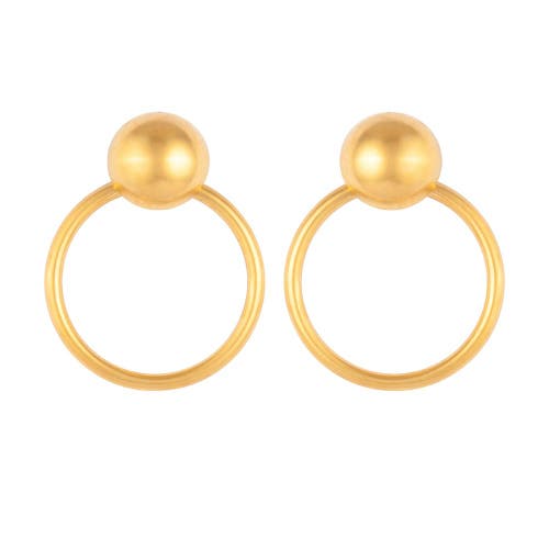 Susan Caplan 1980s Vintage Door Knocker Oversized Earrings