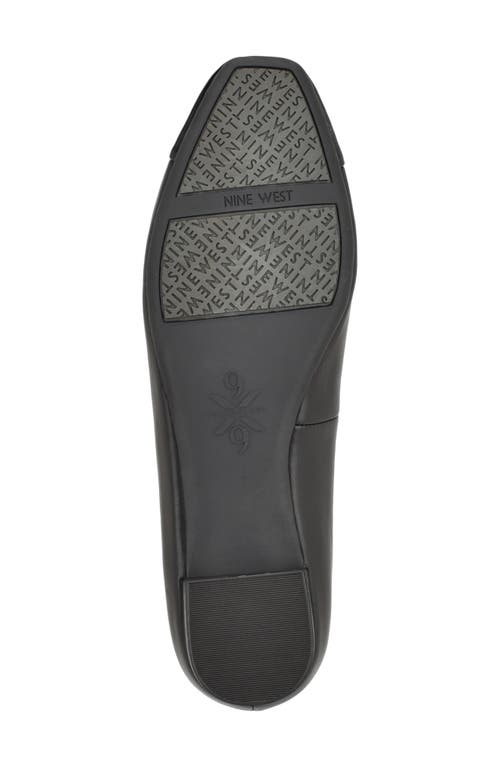 Nine West Ollin 9x9 Cap Toe Flat In Black