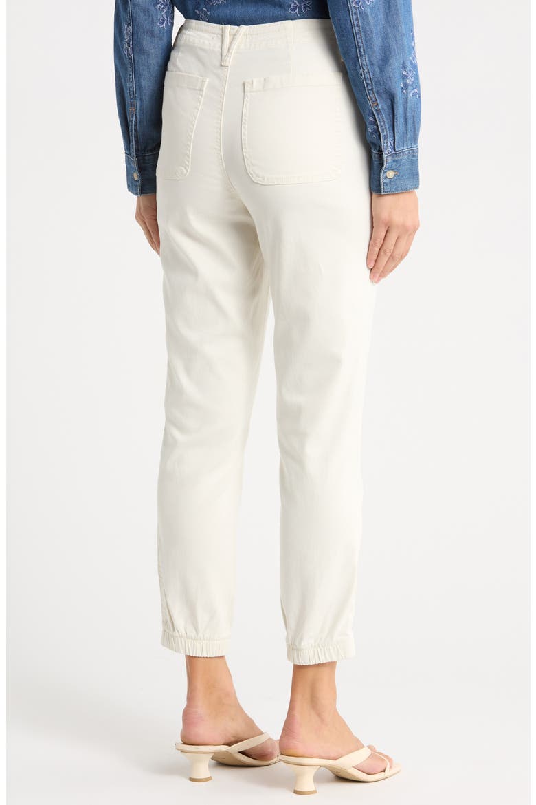 Twill Joggers, Alternate, color, VANILLA ICE