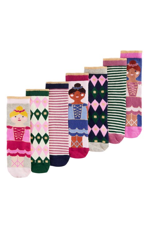 Kids' 7-Pack Nutcracker Ballet Socks
