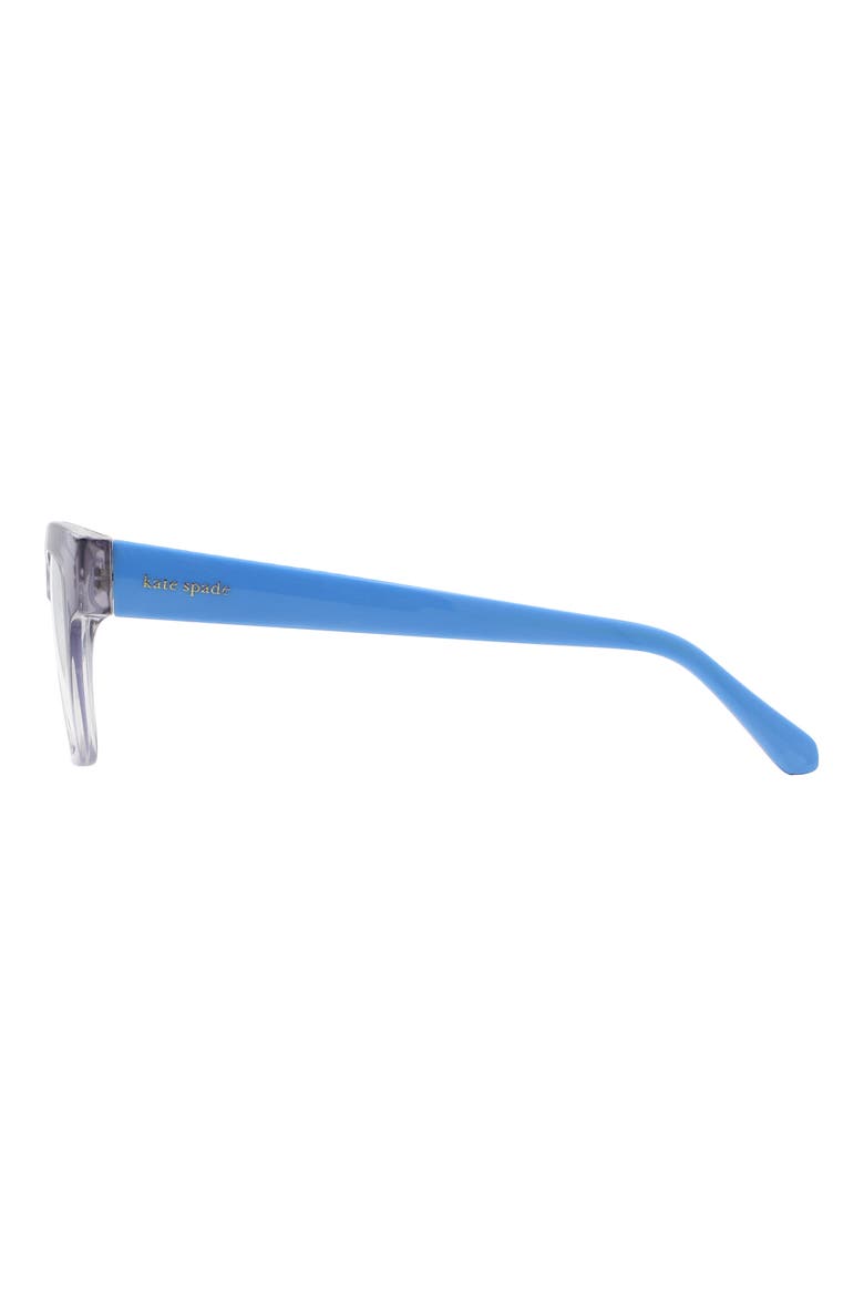 myno 50mm cat eye blue light blocking glasses, Alternate, color, BLUE/ BLUE AS