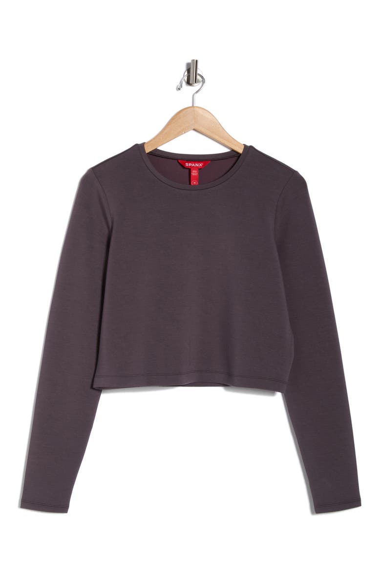 Long Sleeve Knit T-Shirt, Alternate, color, STORM