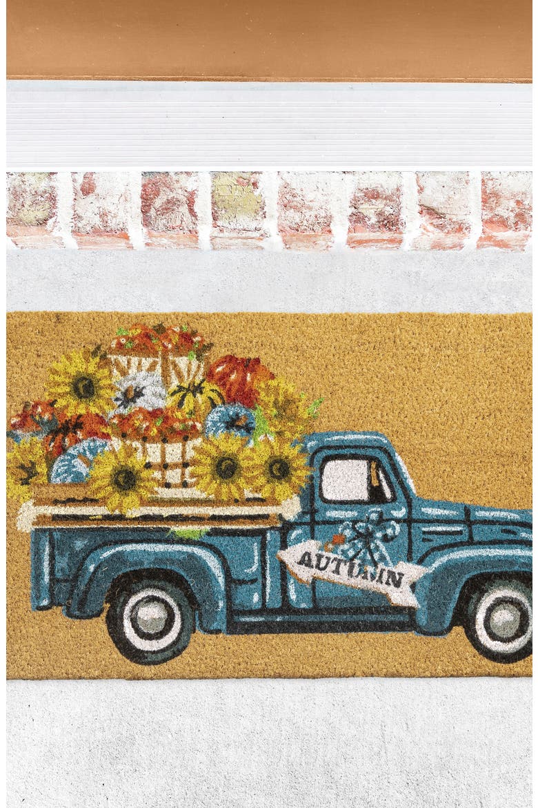 Sunflower Coir Doormat, Alternate, color, NO COLOR