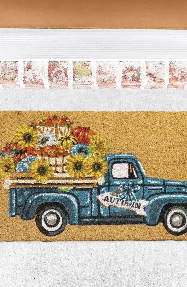VCNY HOME Sunflower Coir Doormat, Alternate, color,