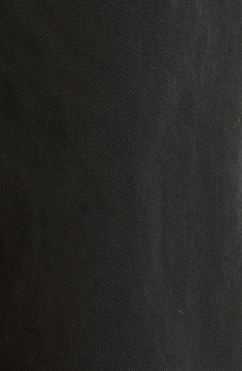 Balenciaga Baggy Destroyed Cutoff Denim Shorts, Alternate, color,