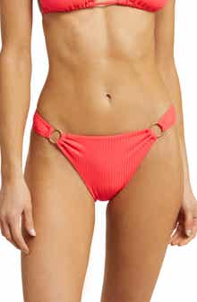 Vitamin A® Cosmo Ring Detail Rib Bikini Bottoms