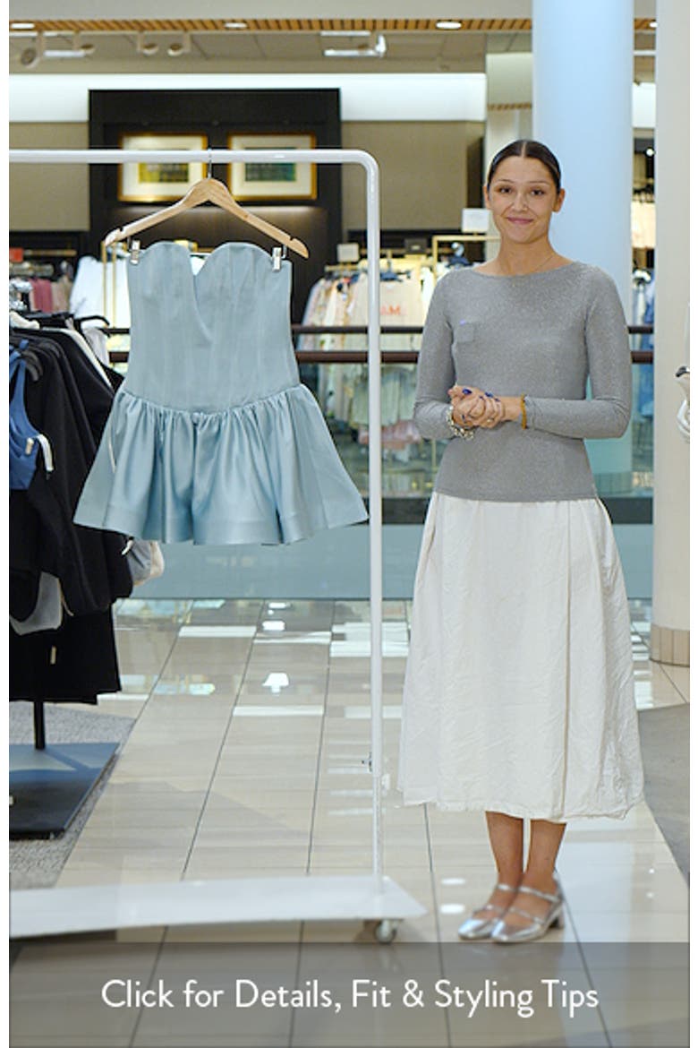 Emma Strapless Mini Cocktail Dress video