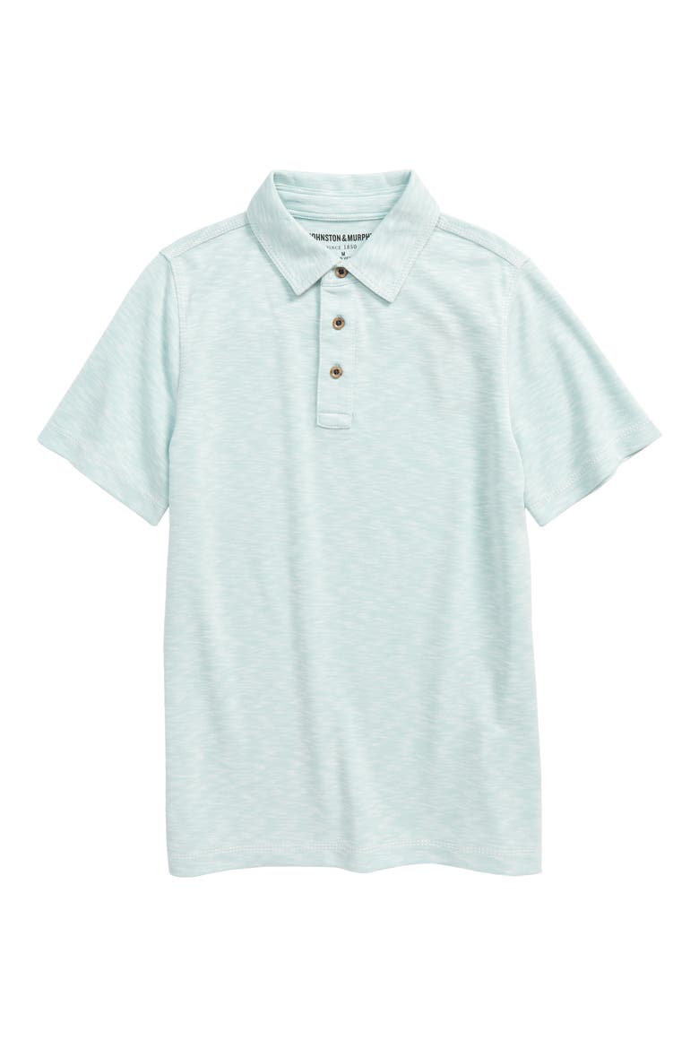 Kids' Slub Polo, Main, color, MINT