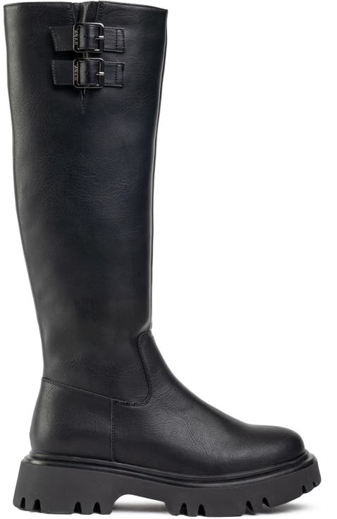 Vegan Bram Knee-High Boots