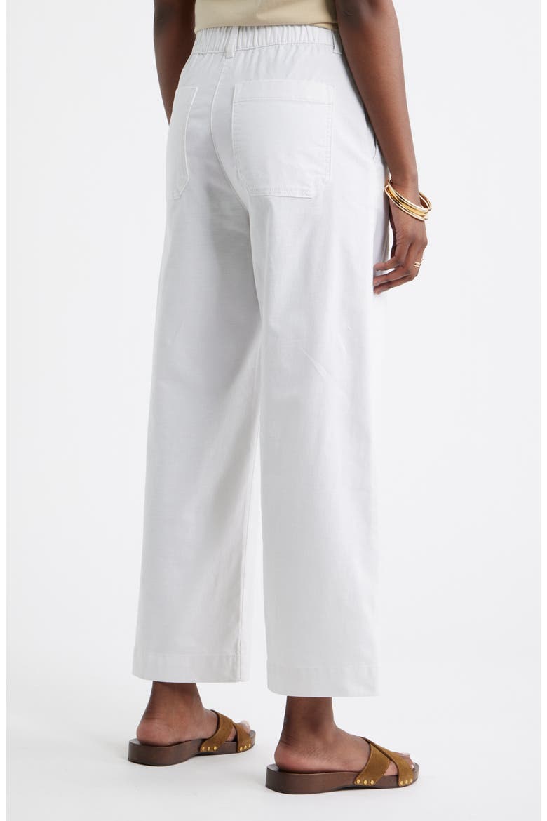 Easy Straight Leg Pants, Alternate, color, WHITE