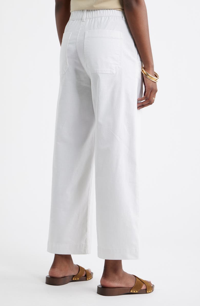 Caslon<sup>®</sup> Easy Straight Leg Pants, Alternate, color, White
