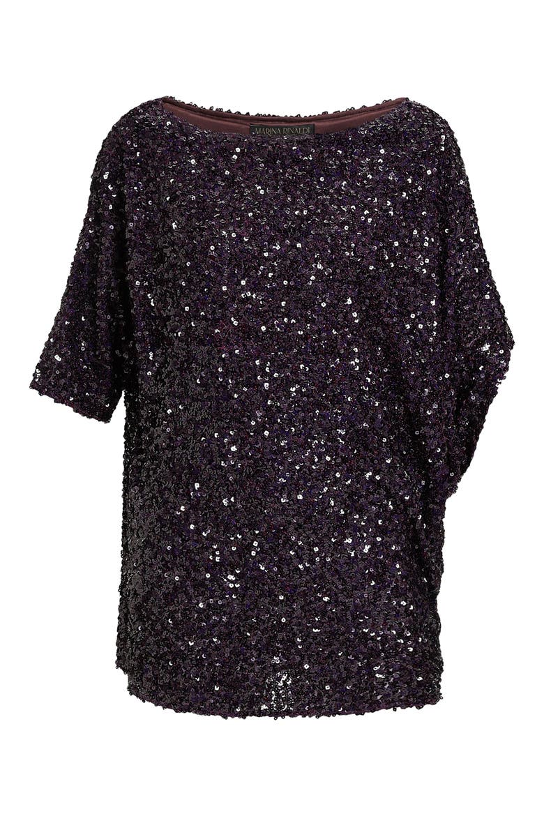 Dorotea Sequin Tunic Top, Alternate, color, BORDEAUX