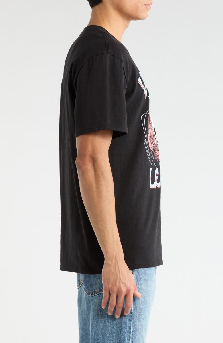 Von Dutch Legends Logo Cotton Blend Graphic T-Shirt, Alternate, color, Black