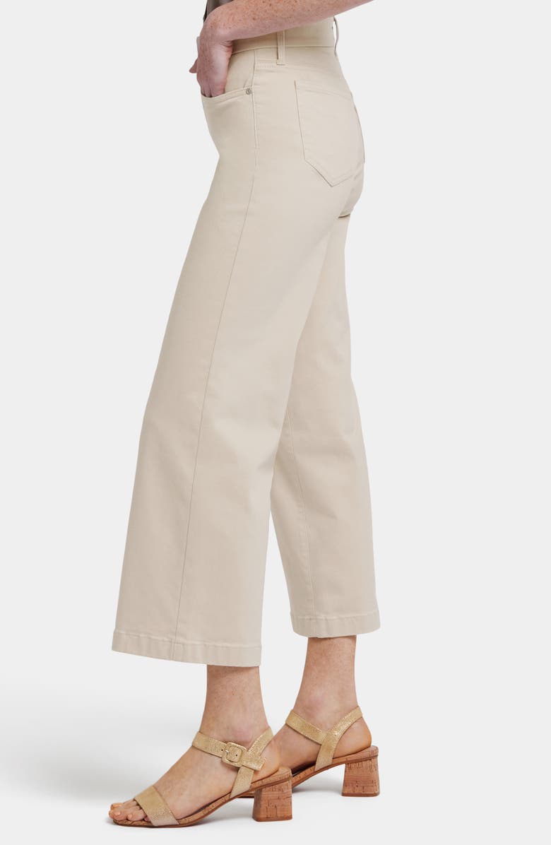 NYDJ Teresa Waist Match Ankle Wide Leg Jeans, Alternate, color, Feather