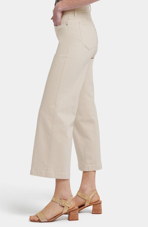 Nydj Teresa Waist Match Ankle Wide Leg Jeans In Feather