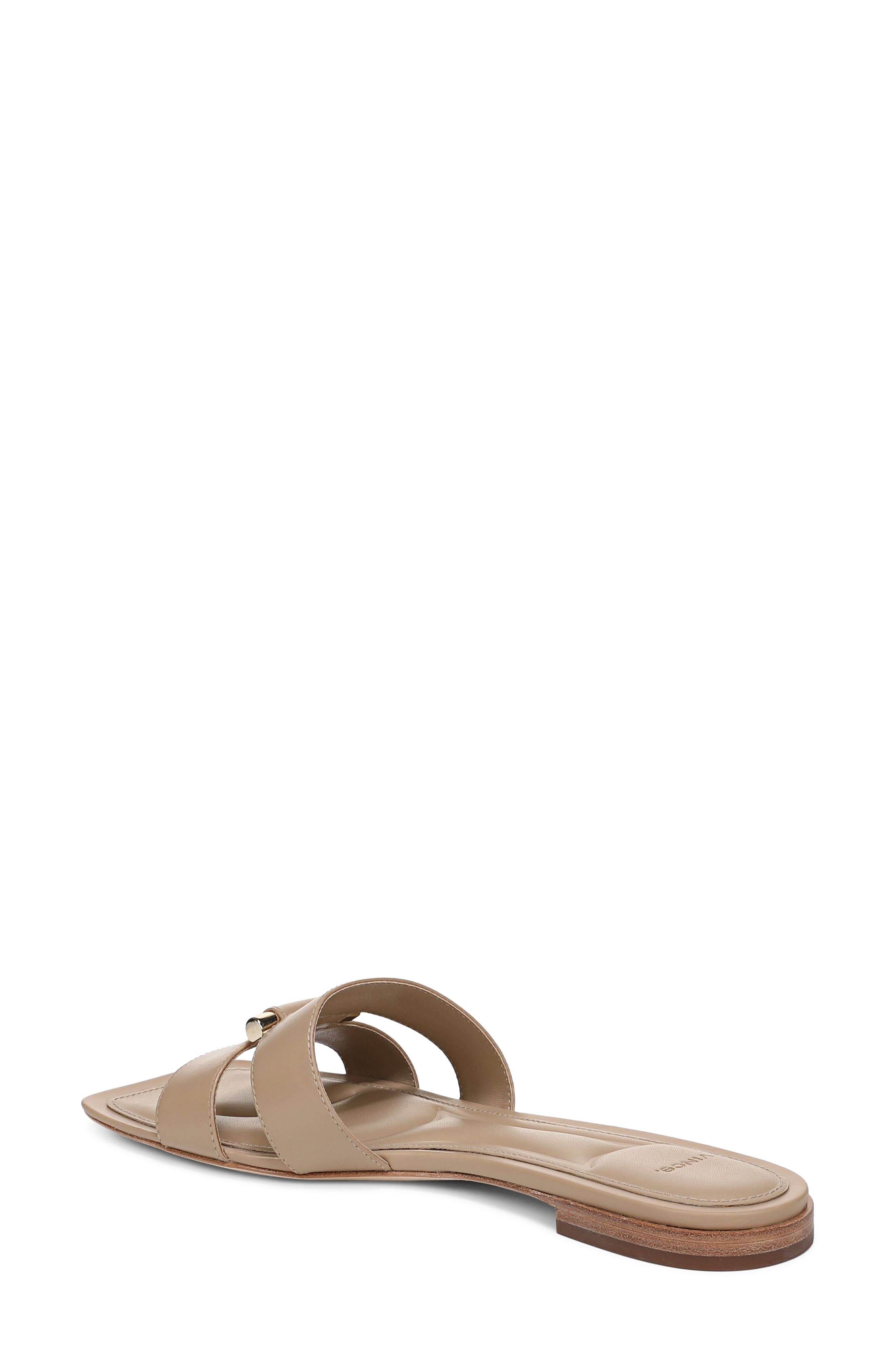 Piper Slide Sandal, Alternate, color, WARM ALMOND