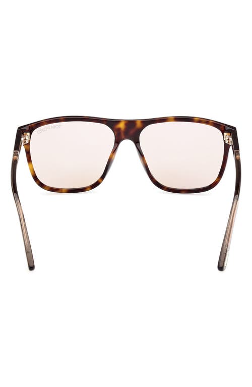 Tom Ford Frances 58mm Square Sunglasses