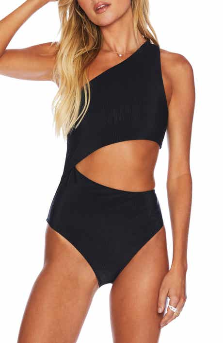 Celine Cutout One-Shoulder One-Piece Swimsuit
