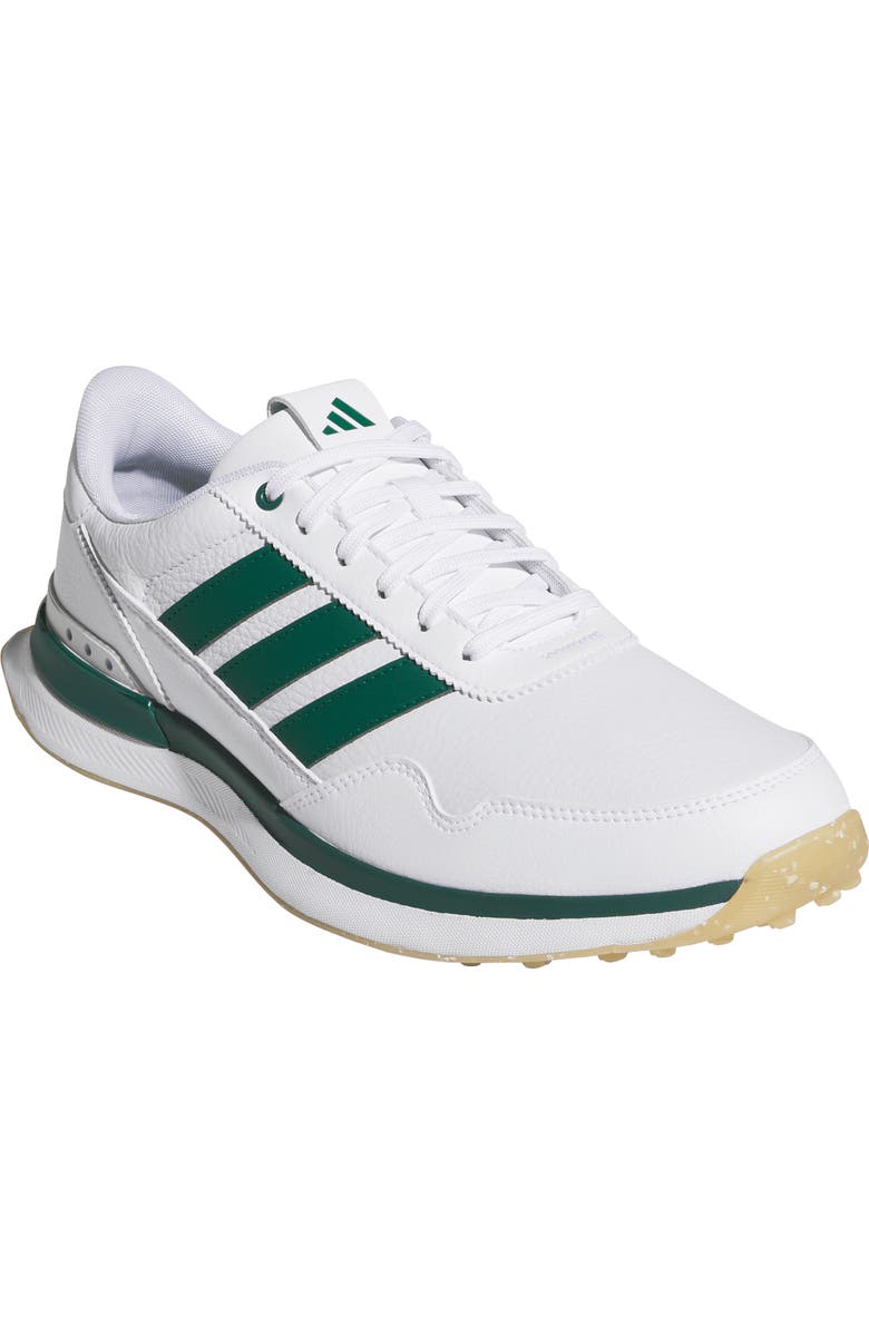 adidas S2G 26 Waterproof Spikeless Golf Shoe, Main, color, White/ Green/ Gum